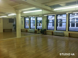 Dance Studio Rental Space NYC for Auditions & Rehearsals in Manhattan - Dance Manhattan Studio 4A